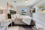 Second bedroom: memory foam mattress provides superior sleeping support